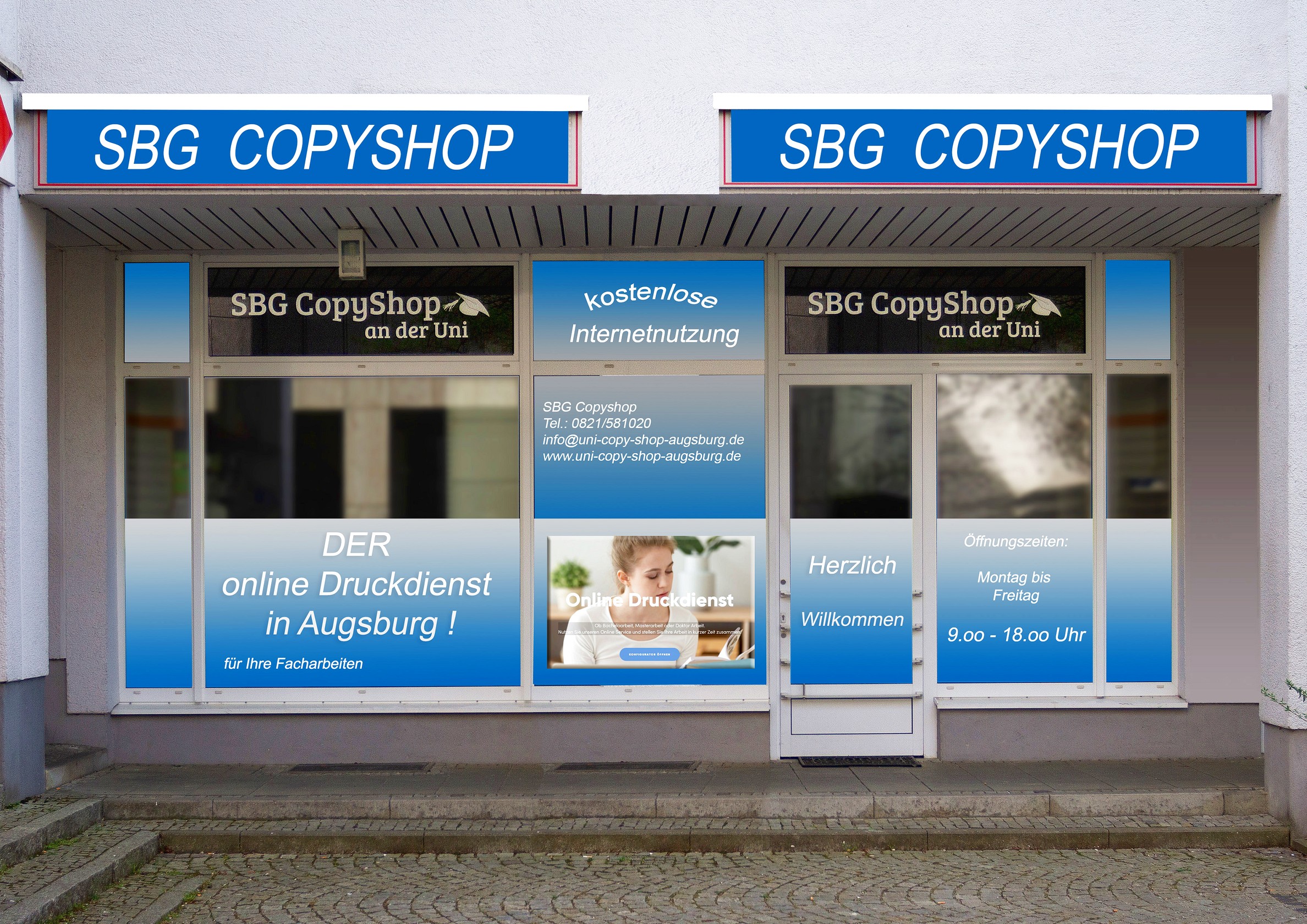 SBG Copy Shop an der Uni Augsburg 🥇 Uni Copycenter & Copyladen